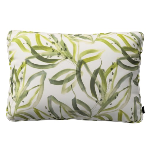Poszewka Gabi na poduszkę prostokątna 60x40 biało-zielony