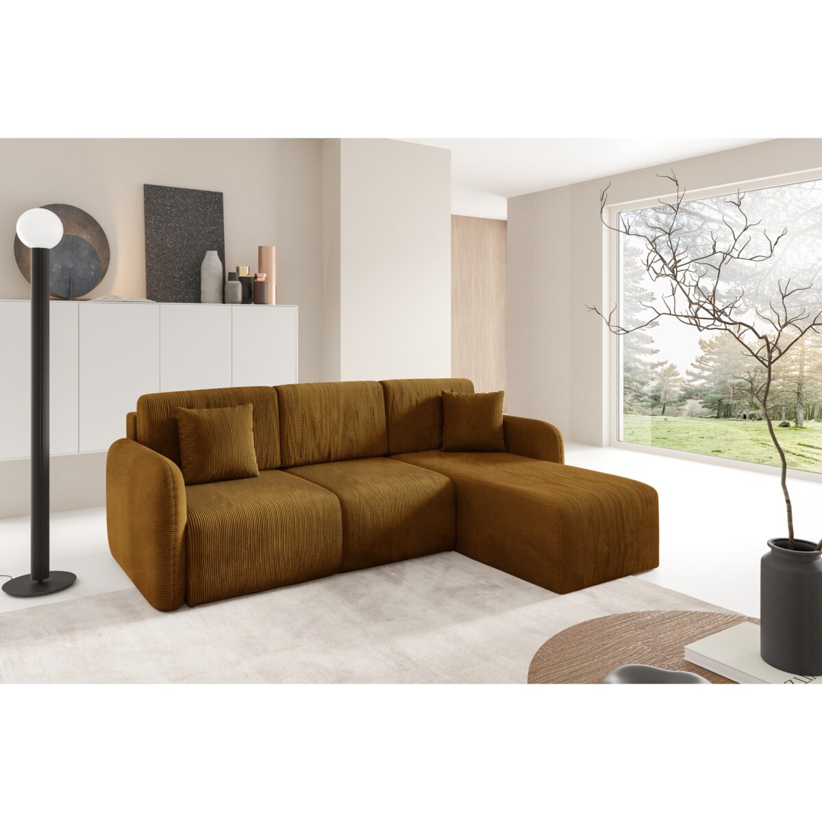 Narożnik MALLOW L z funkcją spania Kolor: POSO 01