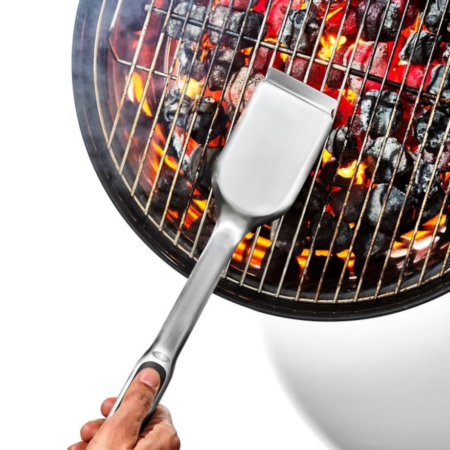 Skrobak 2w1 do rusztów stalowy Good Grips, 51.3 x 7.8 cm, Oxo