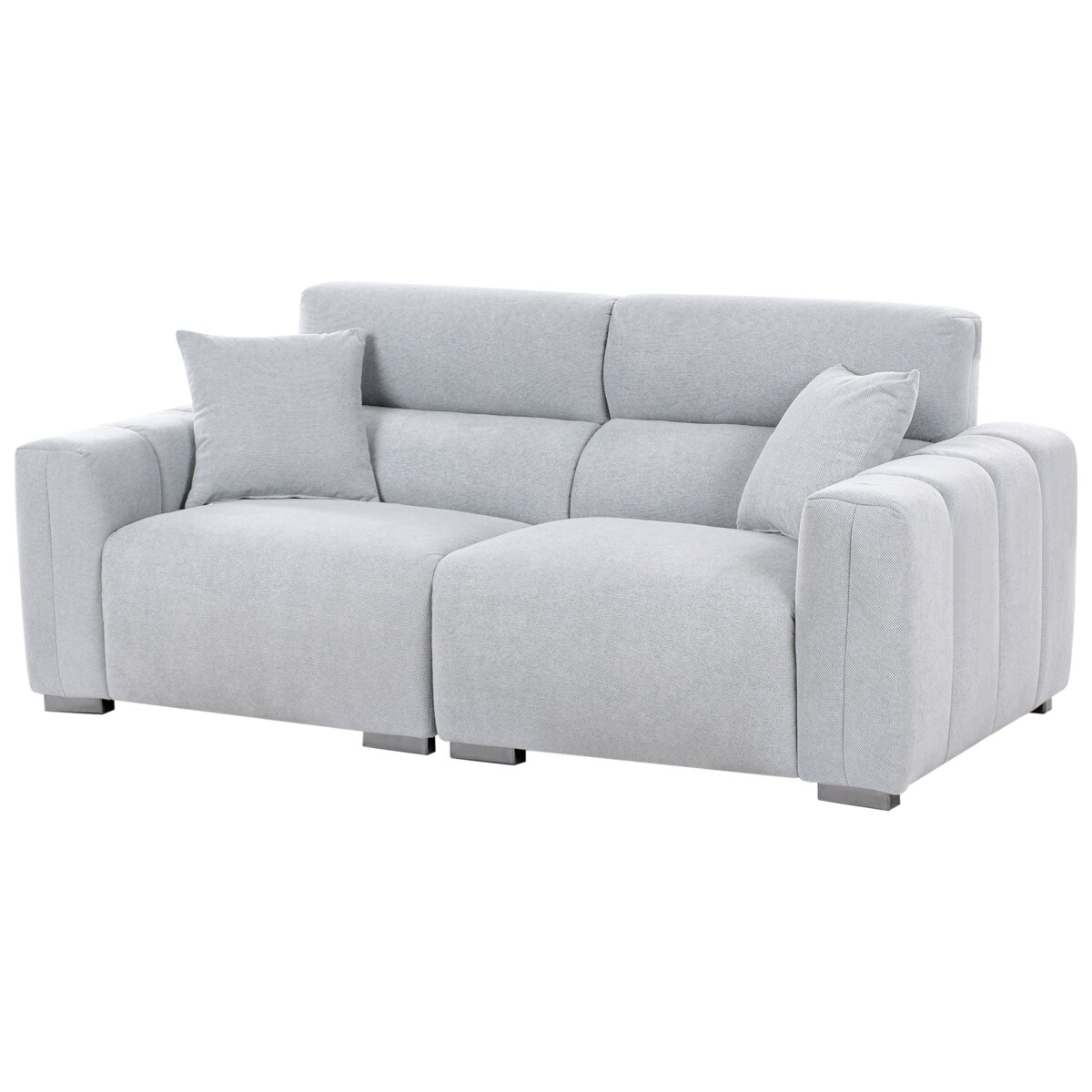 Sofa 3-osobowa jasnoniebieska FAUSKAN