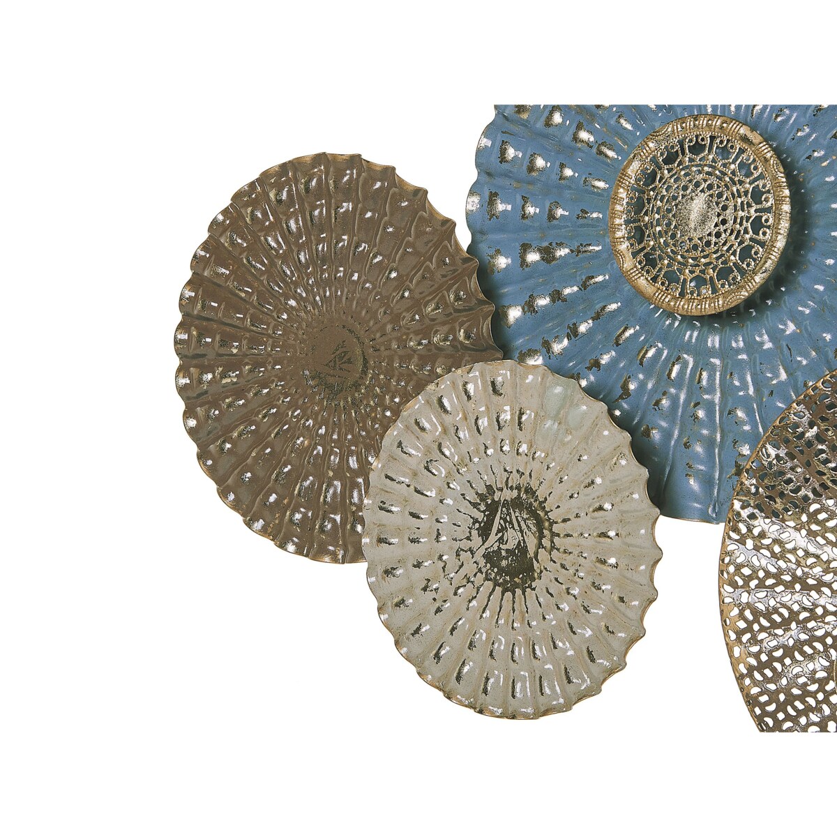 Dekoracja ścienna niebiesko-beżowa HASSIUM