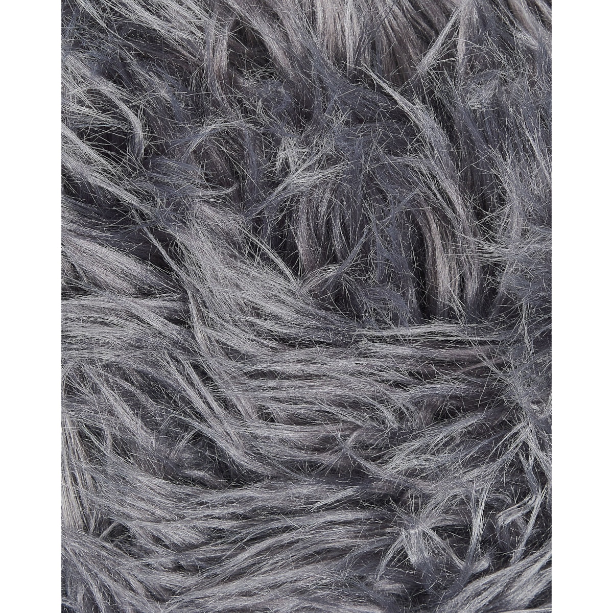 Dywan ze sztucznego futra MAMUNGARI Ciemnoszary 60 x 180 cm