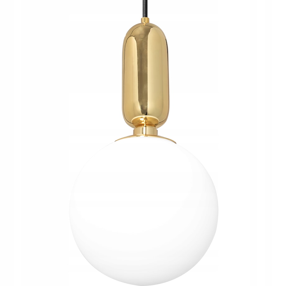 Lampa Sufitowa Nowoczesna Szklana Gold Złota E27