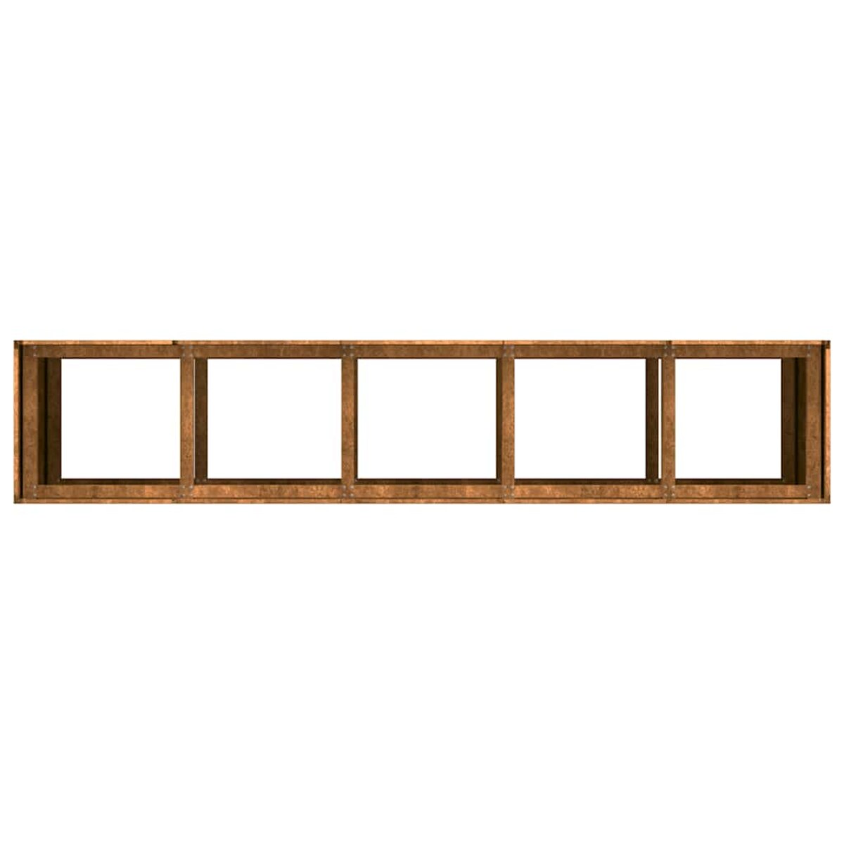 vidaXL Doniczka Rusty 200x40x80 cm Stal nierdzewna
