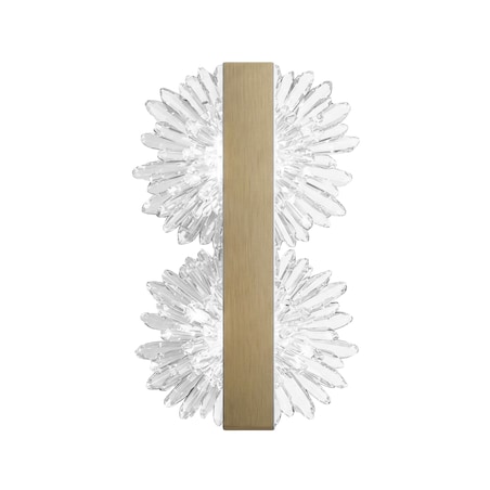 Kinkiet G147-2W Gold Led Złoty, Metal, Tworzywo Sztuczne