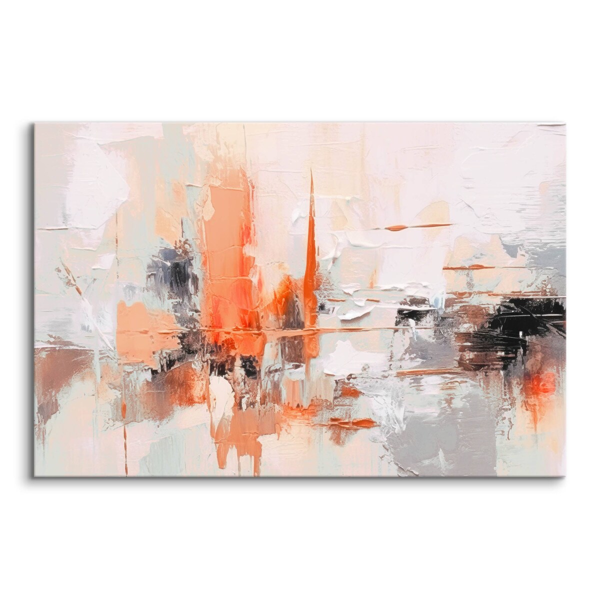 Obraz Na Płótnie Do Salonu Imitacja Farby Malarstwo Abstrakcja 120x80cm