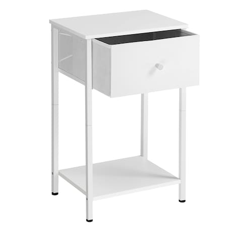 Stolik Szafka 38,1X27,9X61 Cm Biały