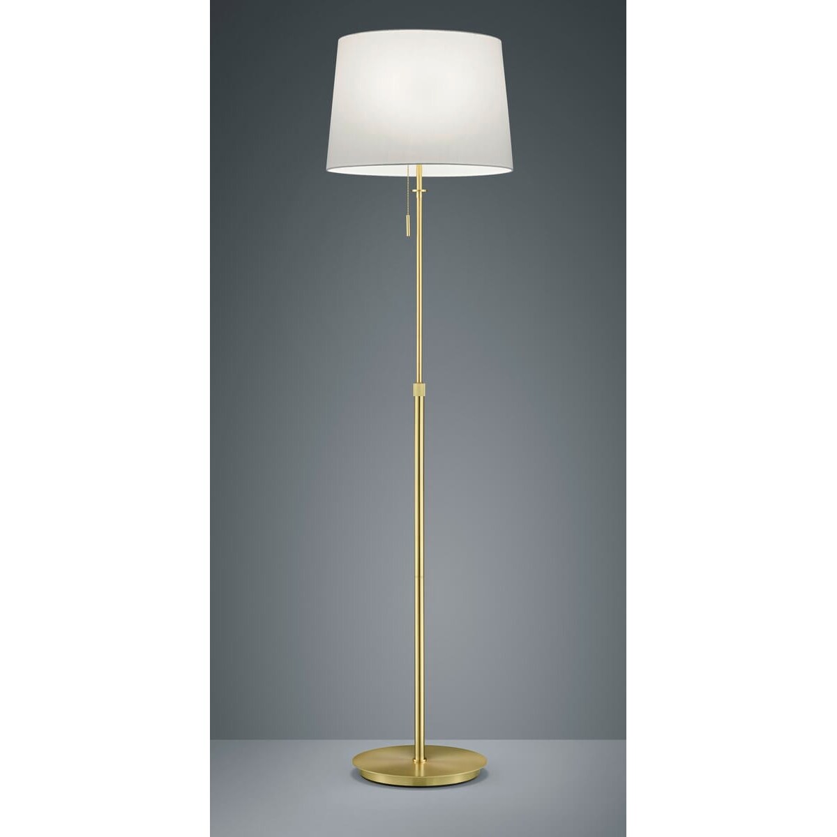 Podłogowa lampa sypialniana Lyon 409100308 złota biała