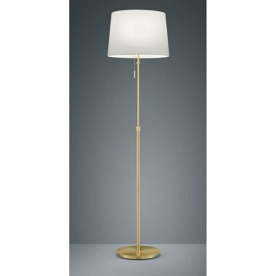 Podłogowa lampa sypialniana Lyon 409100308 złota biała