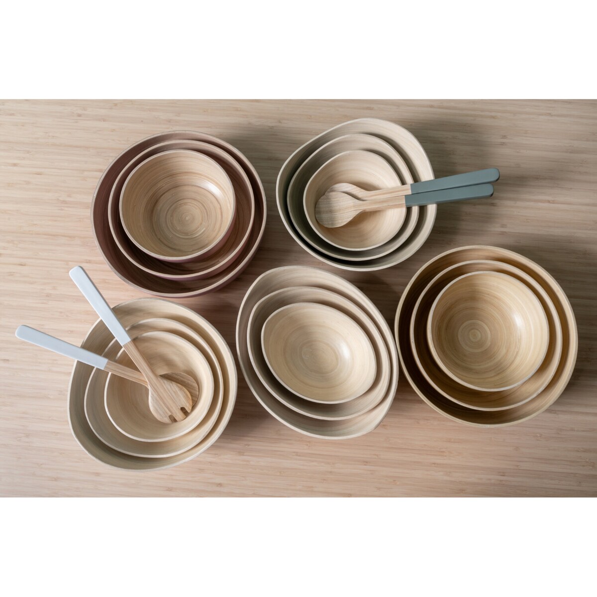 Zestaw misek bambusowych PURO, 3 sztuki