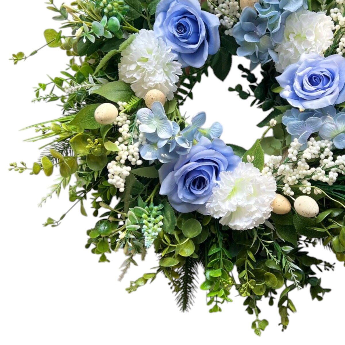 Wiosenny wianek ø 50 cm stroik wielkanocny XXL marie