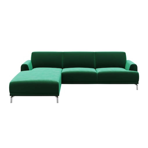 Sofa narożna Puzo - zielona
