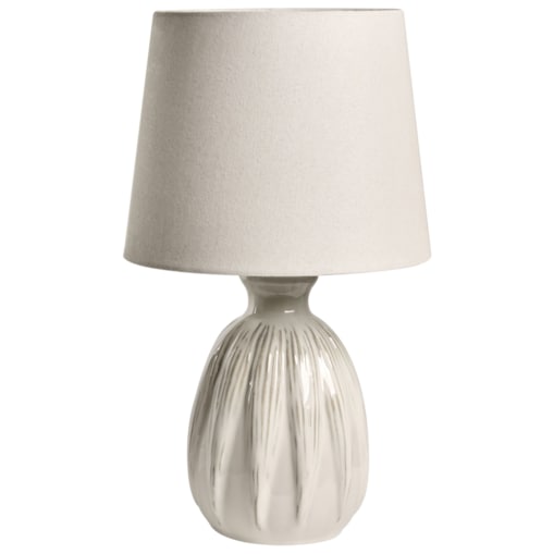 Lampa stołowa AGUAN Ceramika Jasnobeżowy