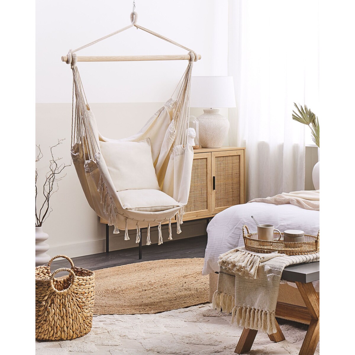 Fotel wiszący BONEA Bawełna Beżowy