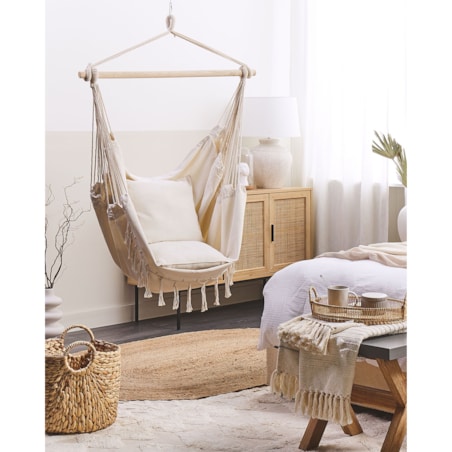 Fotel wiszący BONEA Bawełna Beżowy