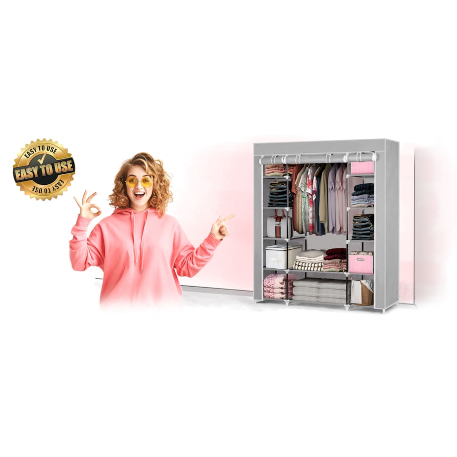 Szafa tekstylna garderoba materiałowa Massido 680001