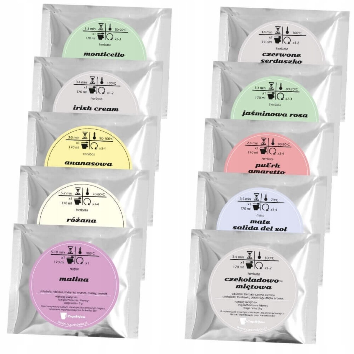 Dziękuję. Zestaw wysokogatunkowych sypanych herbat z podziękowaniem gift