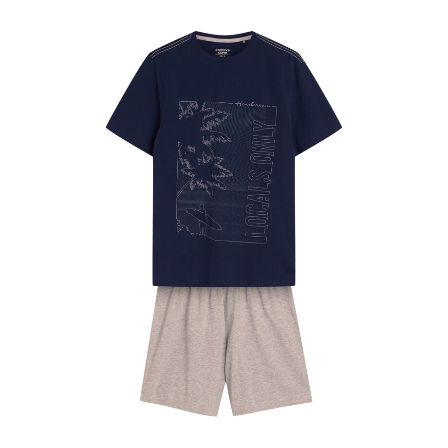 Piżama Surf 42598-59X Granatowy, XXL