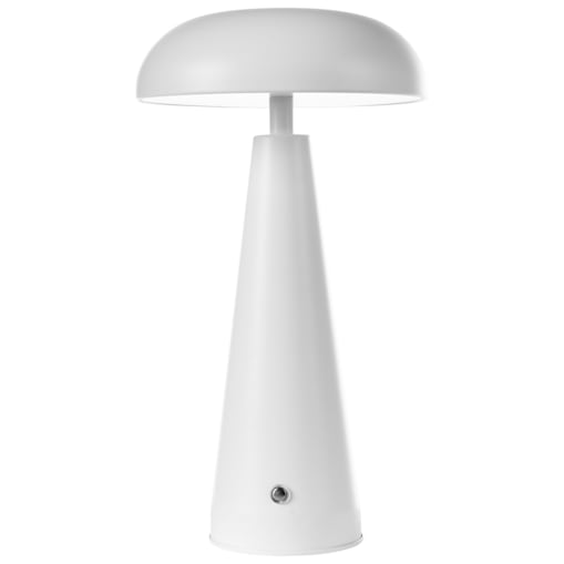 Bezprzewodowa lampa stołowa LED BOCONO Z czujnikiem ruchu Metal Biały