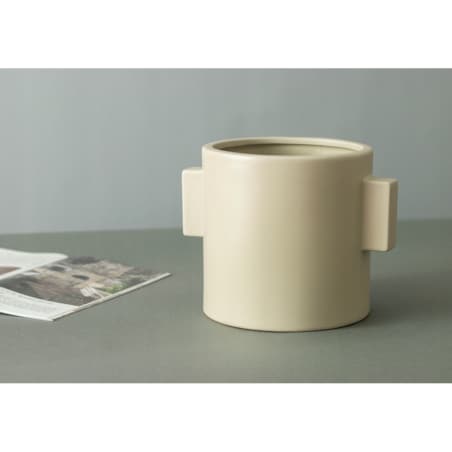 DONICA AXEL beżowa ceramiczna śr. 15cm