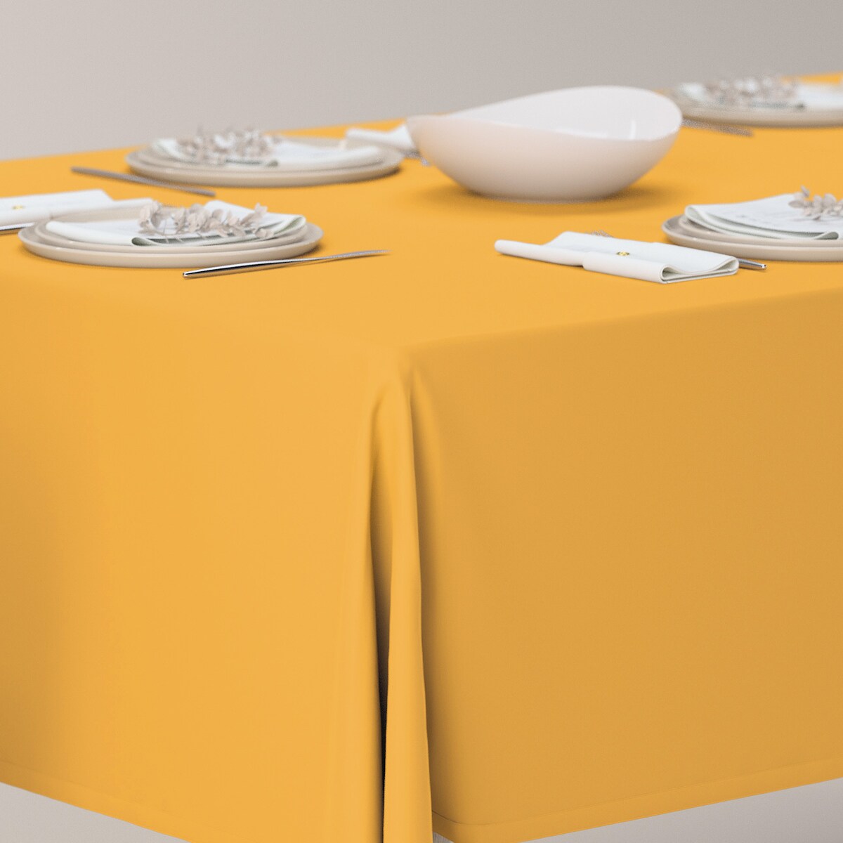 Obrus prostokątny 130 x 210 cm miodowy