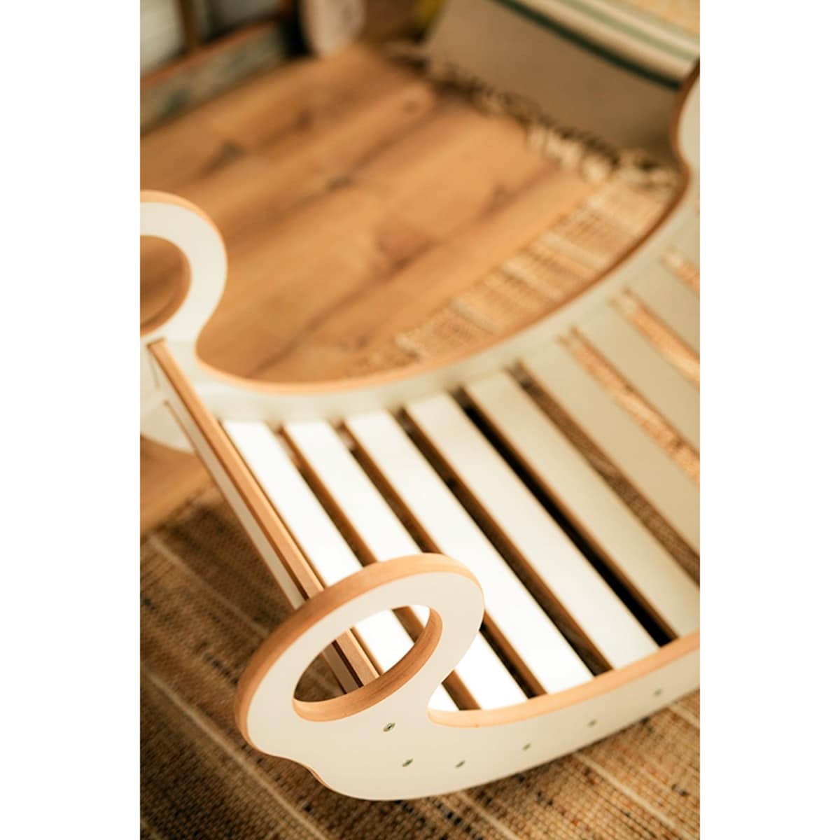 Deska do balansowania Montessori + Poduszka Szara CERTYFIKOWANA