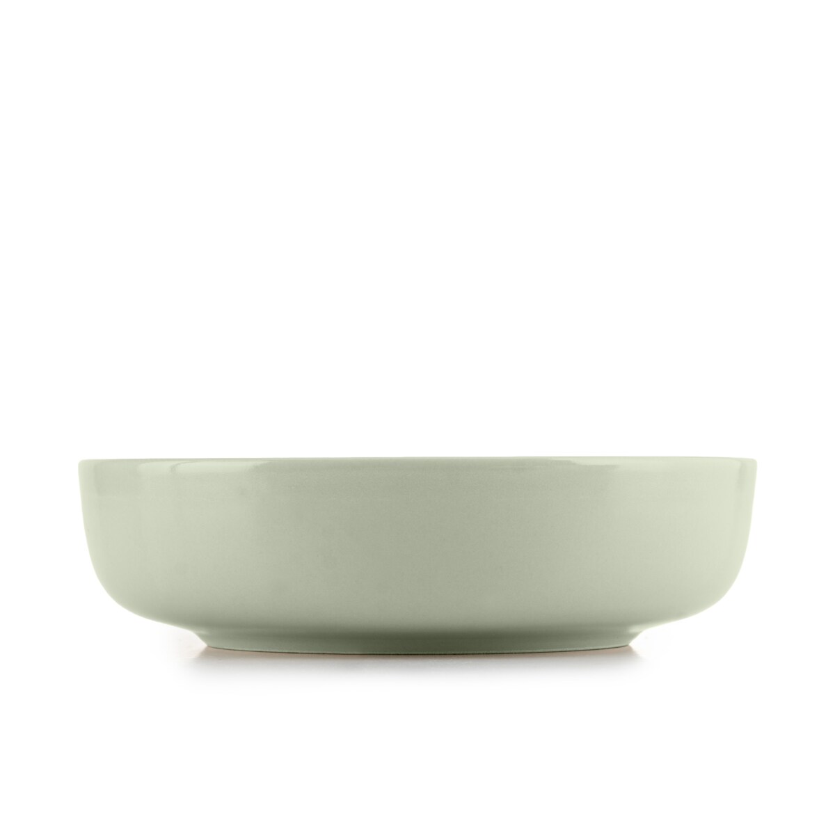 KONSIMO VICTO Zestaw talerzy głębokich dla 6 osób (6 elementów) beżowo-zielono-szary