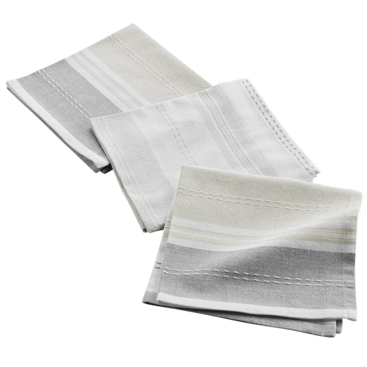 Serwetki materiałowe ANDRIA, 40 x 40 cm, 3 szt., bawełna z recyklingu