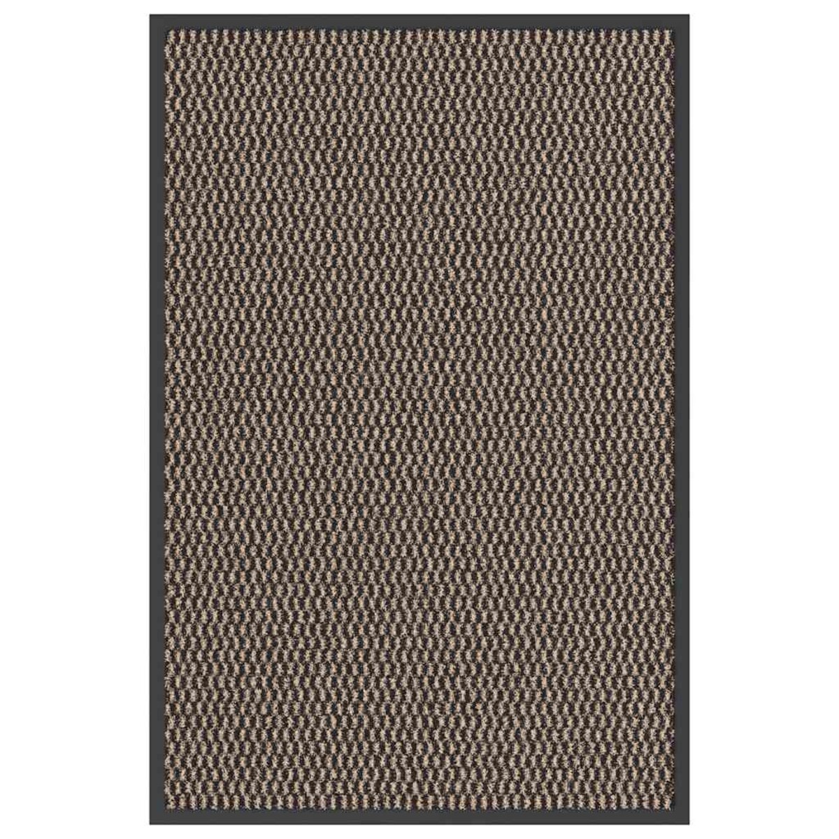 vidaXL Wycieraczka Brązowa 60x90 cm