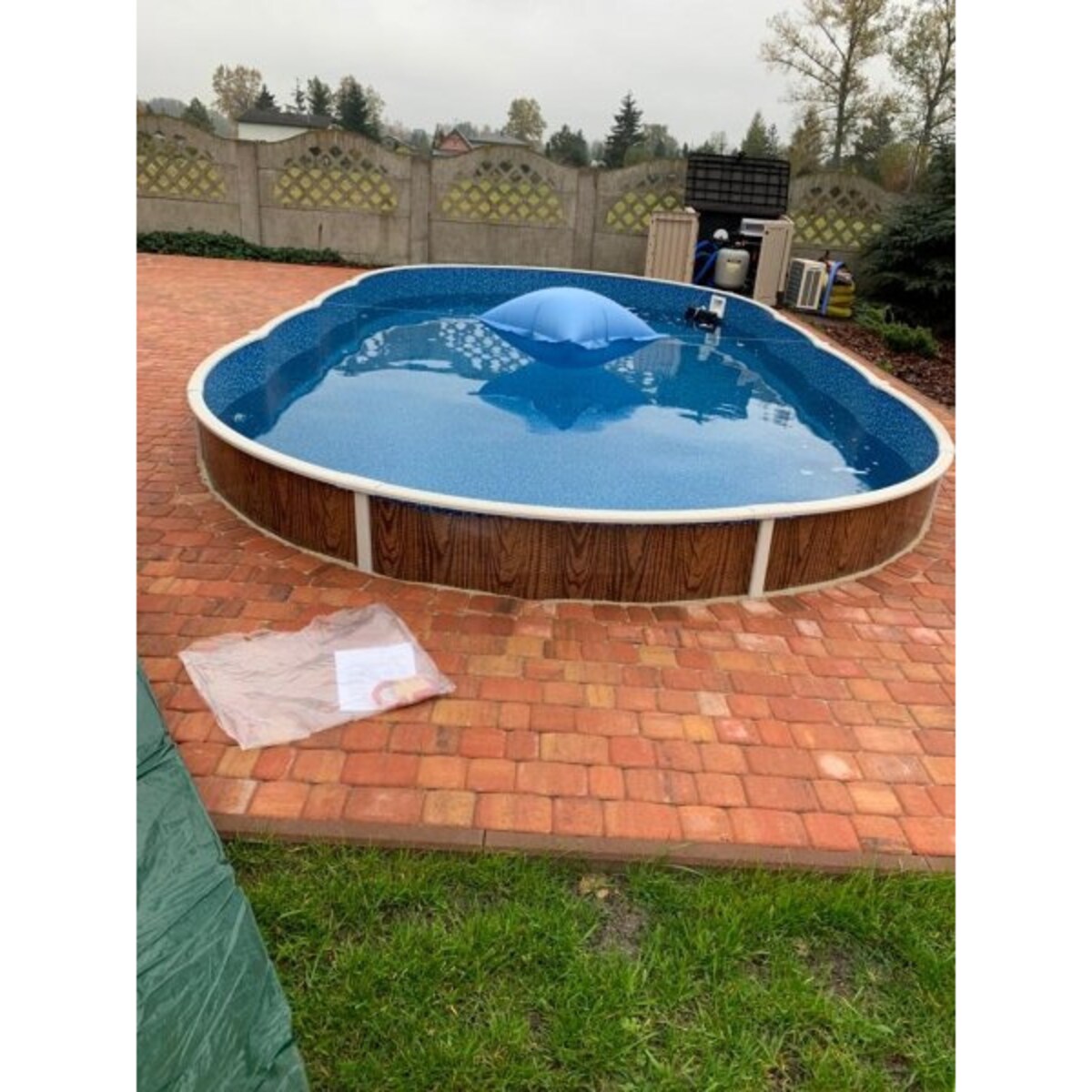 Poduszka do basenu dmuchana na zimę GRE