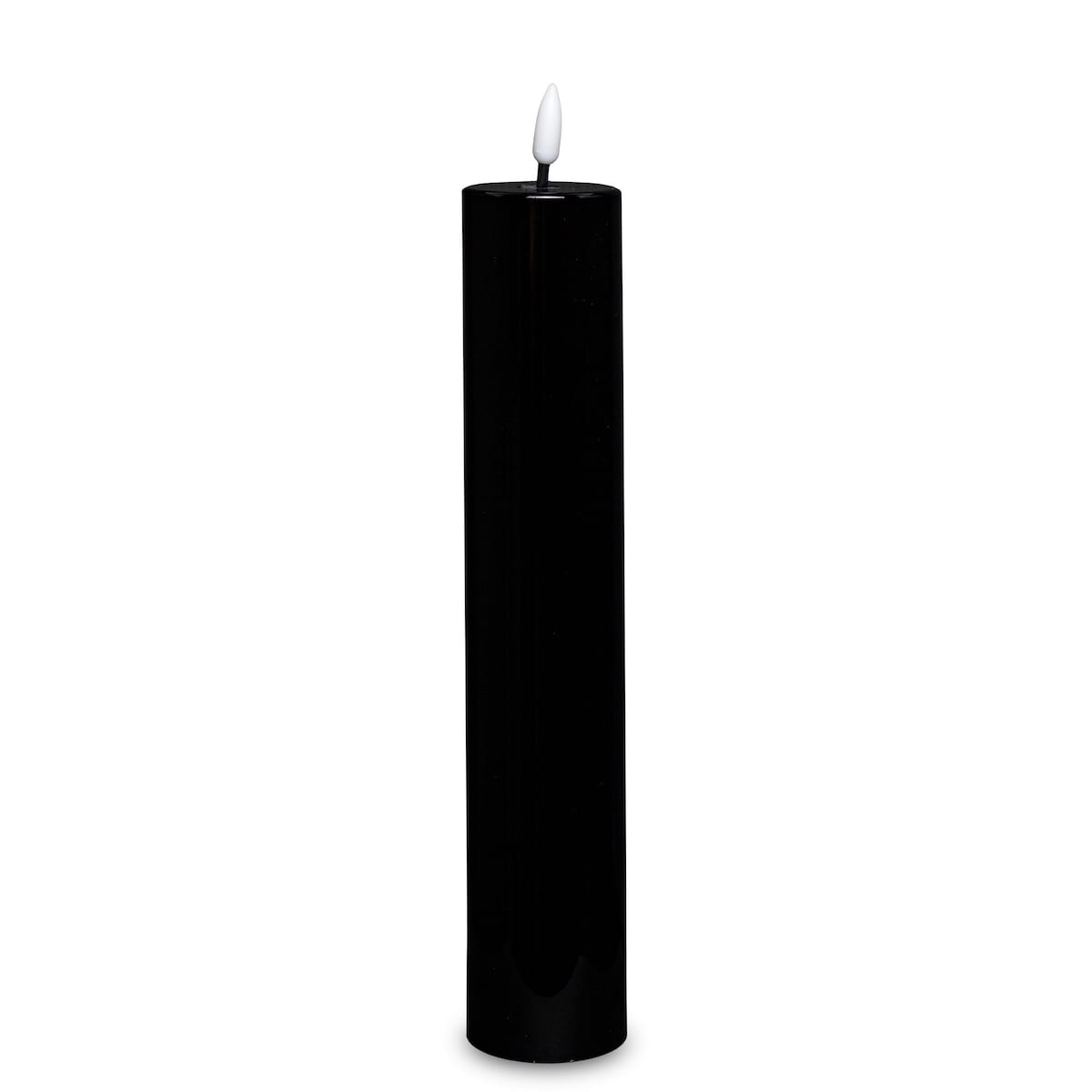Świeca LED z tworzywa sztucznego TIMER 29x5x5 cm MOMBATTI-2 czarna medium