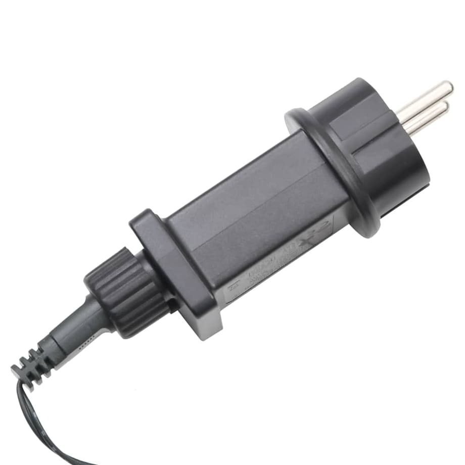 vidaXL Sznur lampek LED, 2000 diod w kolorze zimnej bieli, 17 m, PVC