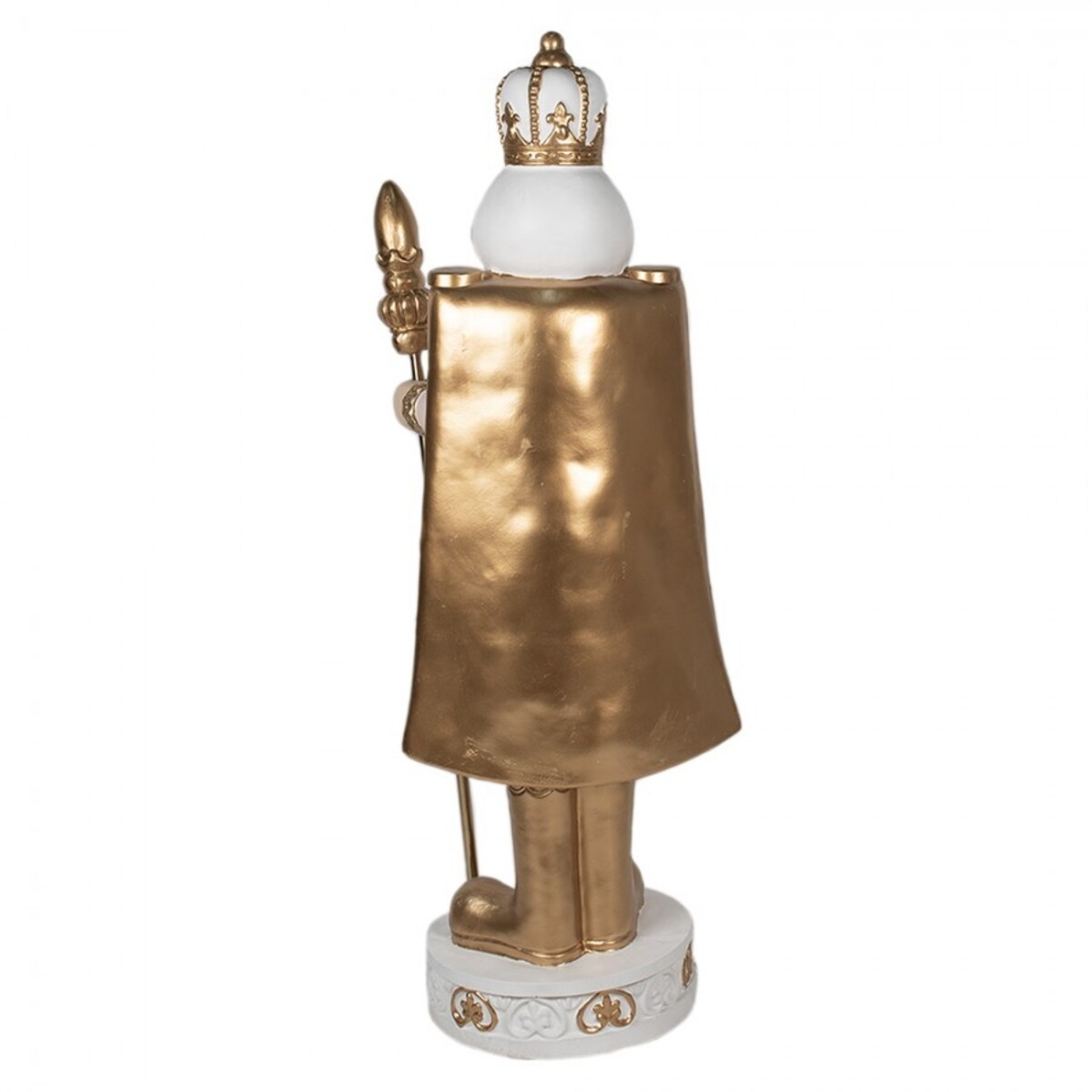 Duży Dziadek do Orzechów 178 cm pudrowy