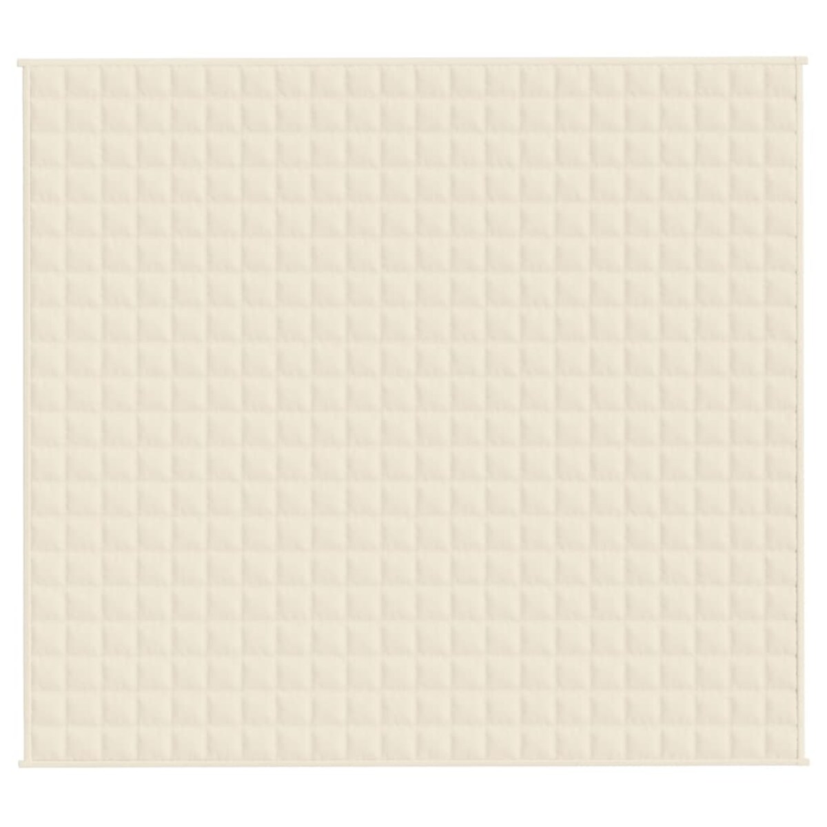 vidaXL Koc obciążeniowy, kremowy, 200x220 cm, 13 kg, tkanina