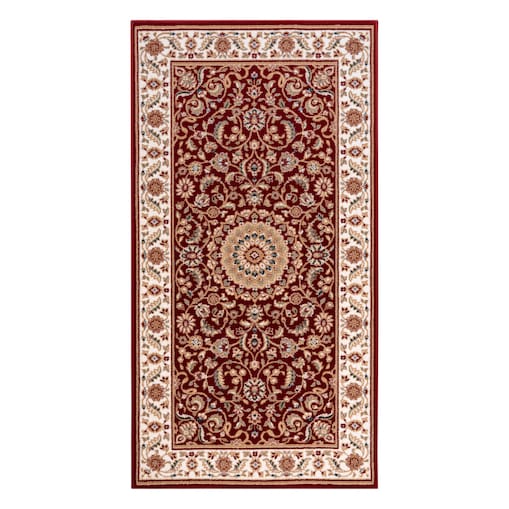 Dywan NAIN Rozeta, ramka 7176/51066 bordo 240x340 cm