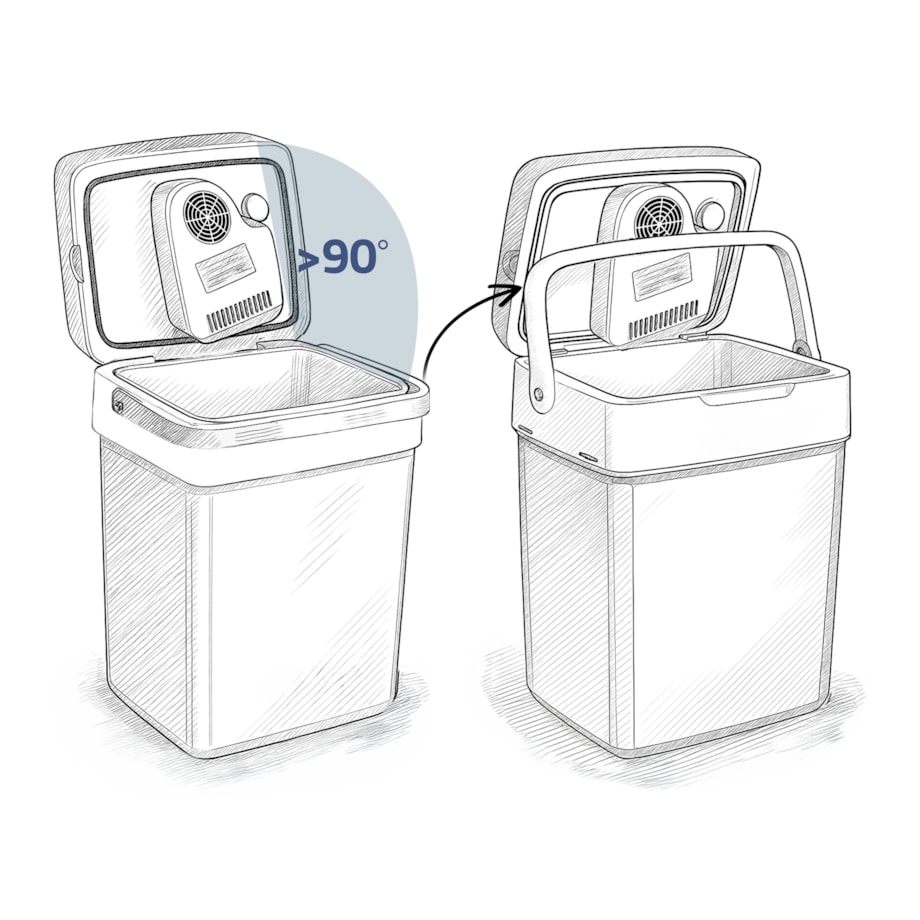 Lodówka turystyczna samochodowa 12V/230V USB funkcja grzania 26l Berdsen