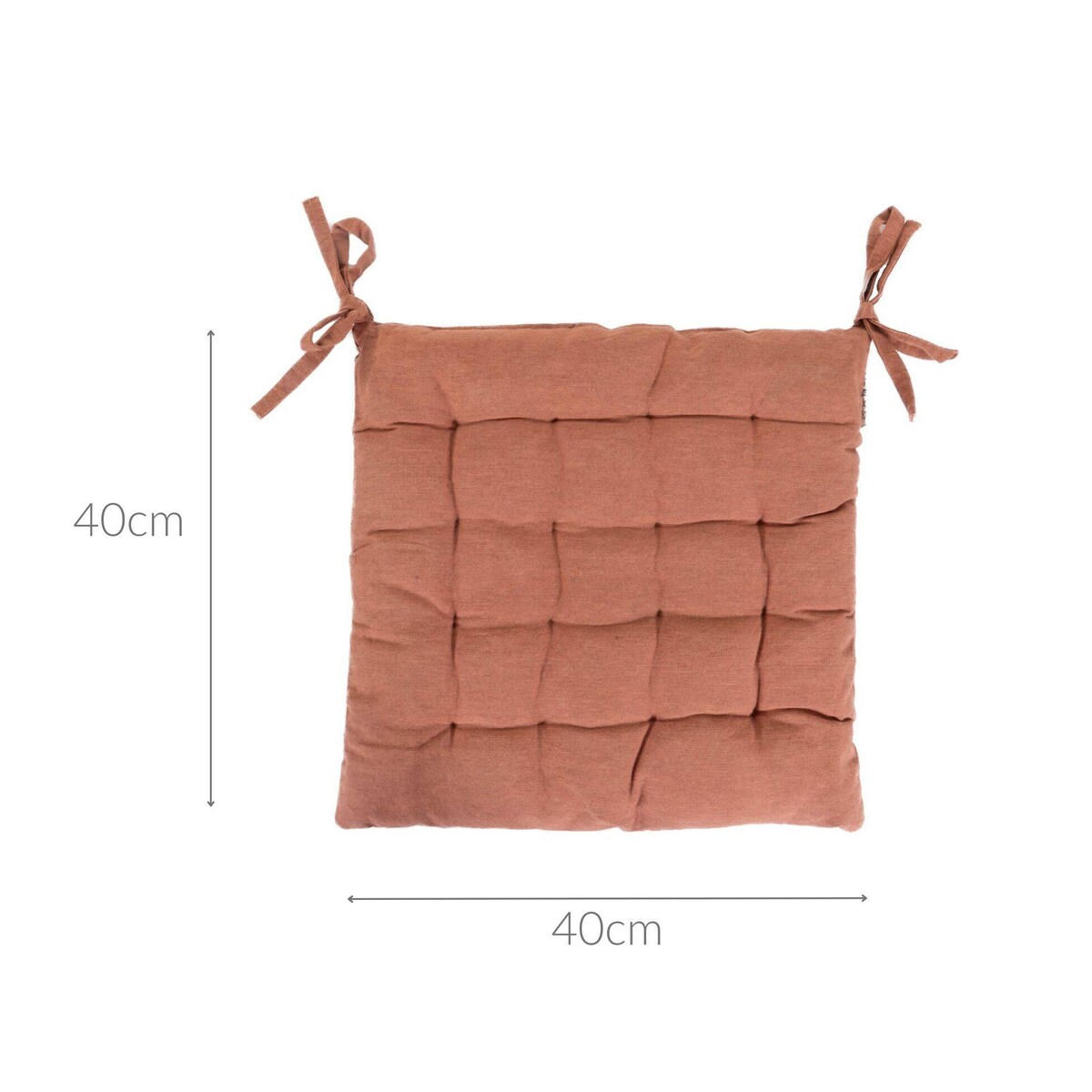 Kwadratowa poduszka na krzesło, 40 x 40 cm