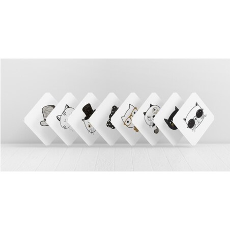 Szafa modułowa duża regał garderoba dla dzieci kolorowa xxl bajkowa kotek