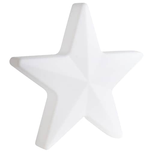 Lampa ogrodowa stojąca LED OLSAN Gwiazda 76 cm Biały