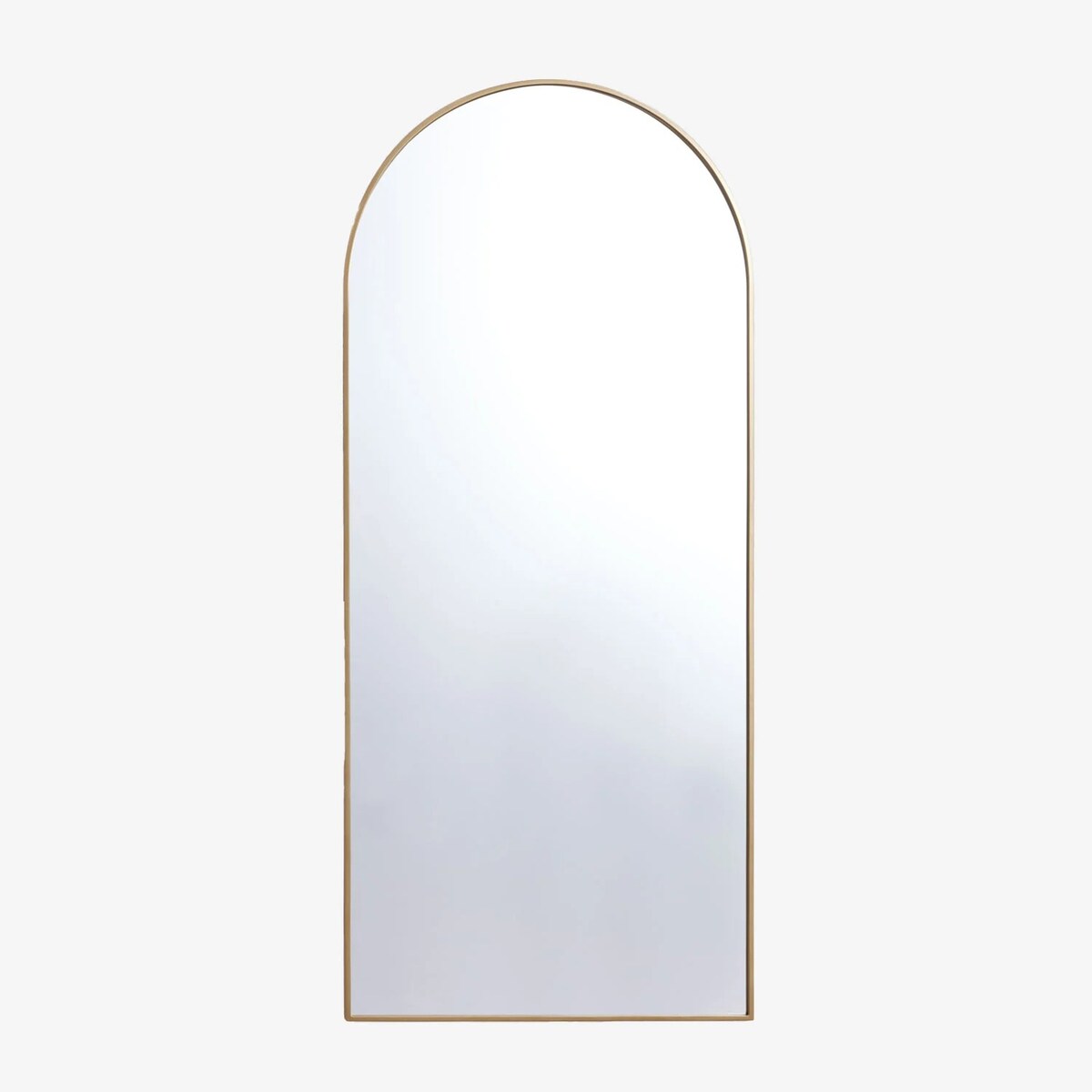 Lustro pólowalne w metalowej ramie złote 80x180 cm Inys