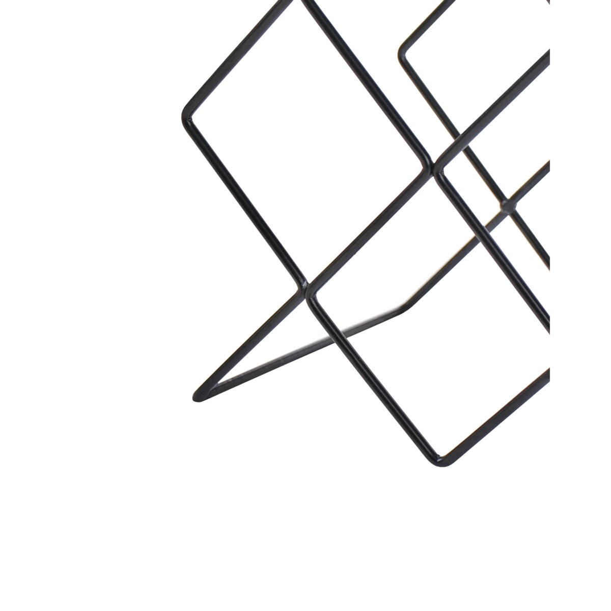 Stojak na wino RATHKEALE Czarny