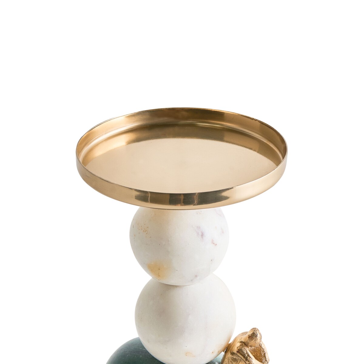 Świecznik KRIVODOL Marmur 20 cm Kolorowy