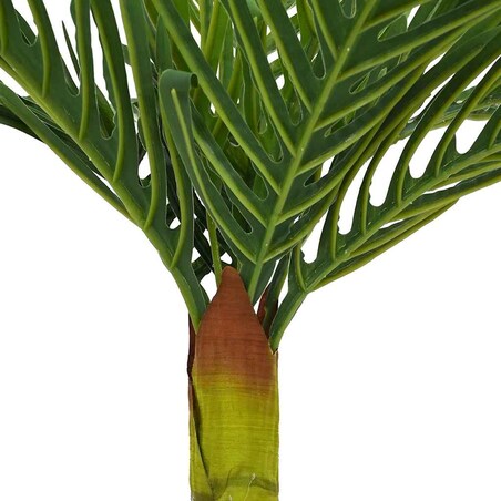 vidaXL Sztuczna Palma Roślina 9 Liści 70 cm Zielony