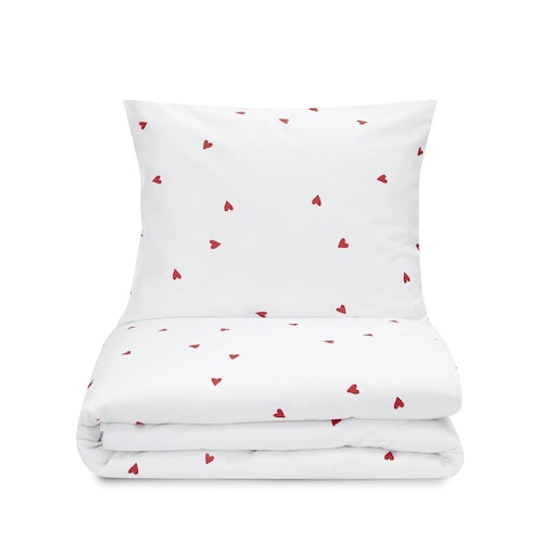 Pościel Serduszka 160/200 + 2 x 50/60 cm