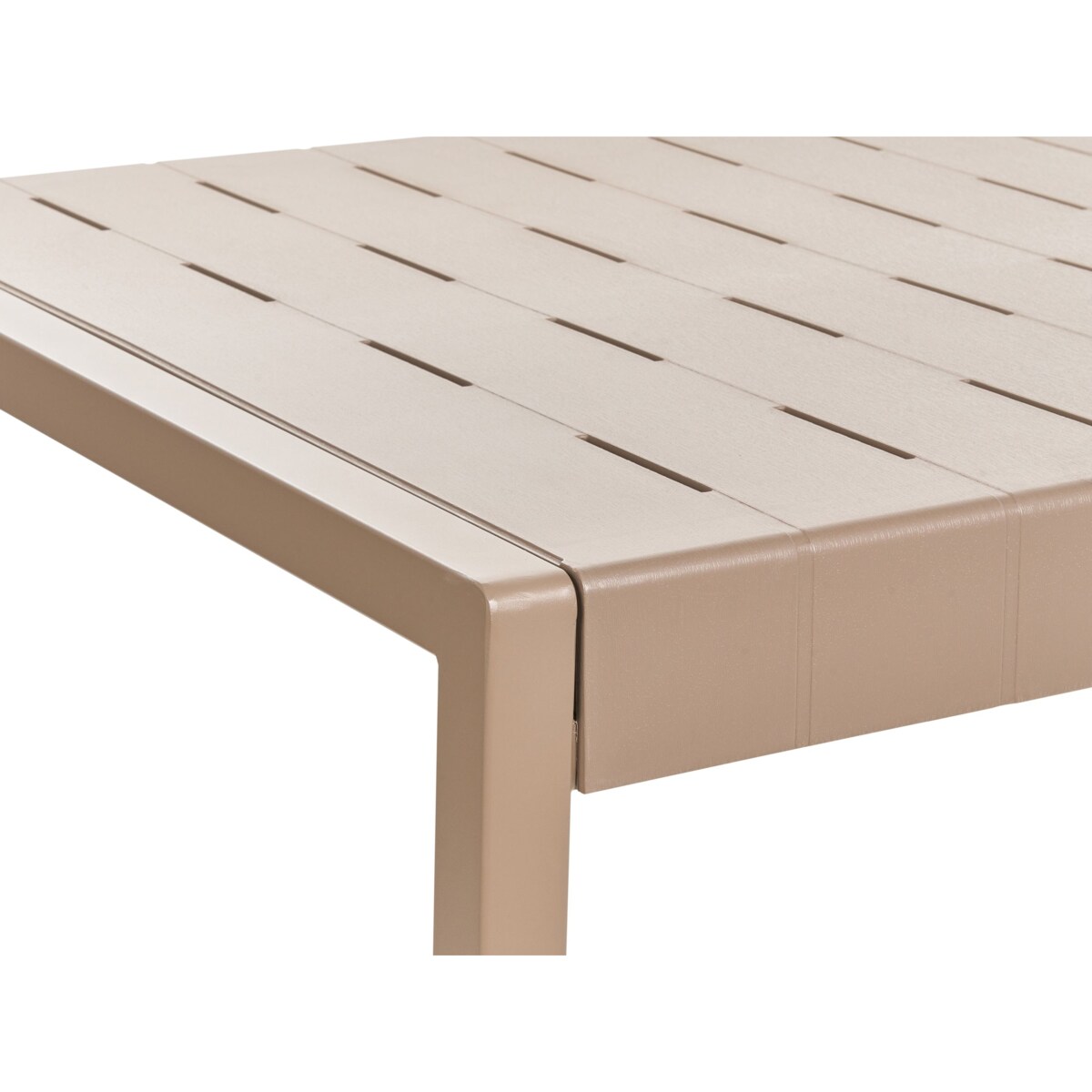 Stół ogrodowy BARTICA 154 cm 84 cm Brązowy