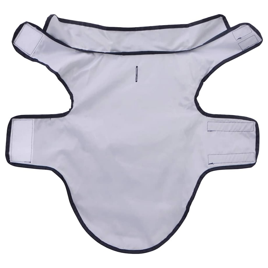 vidaXL Płaszcz przeciwdeszczowy dla psa z odblaskowymi paskami