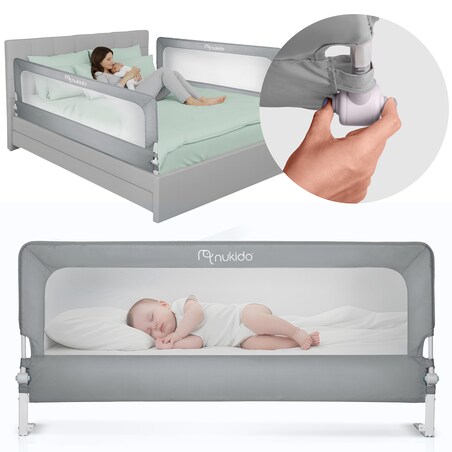 Barierka ochronna do łóżka bramka blokada Nukido 722810
