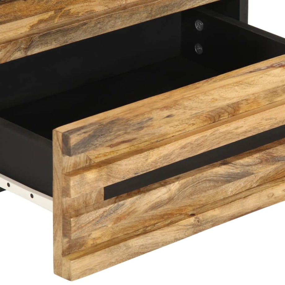 vidaXL Szafka nocna, 50x34x62 cm, surowe drewno mango