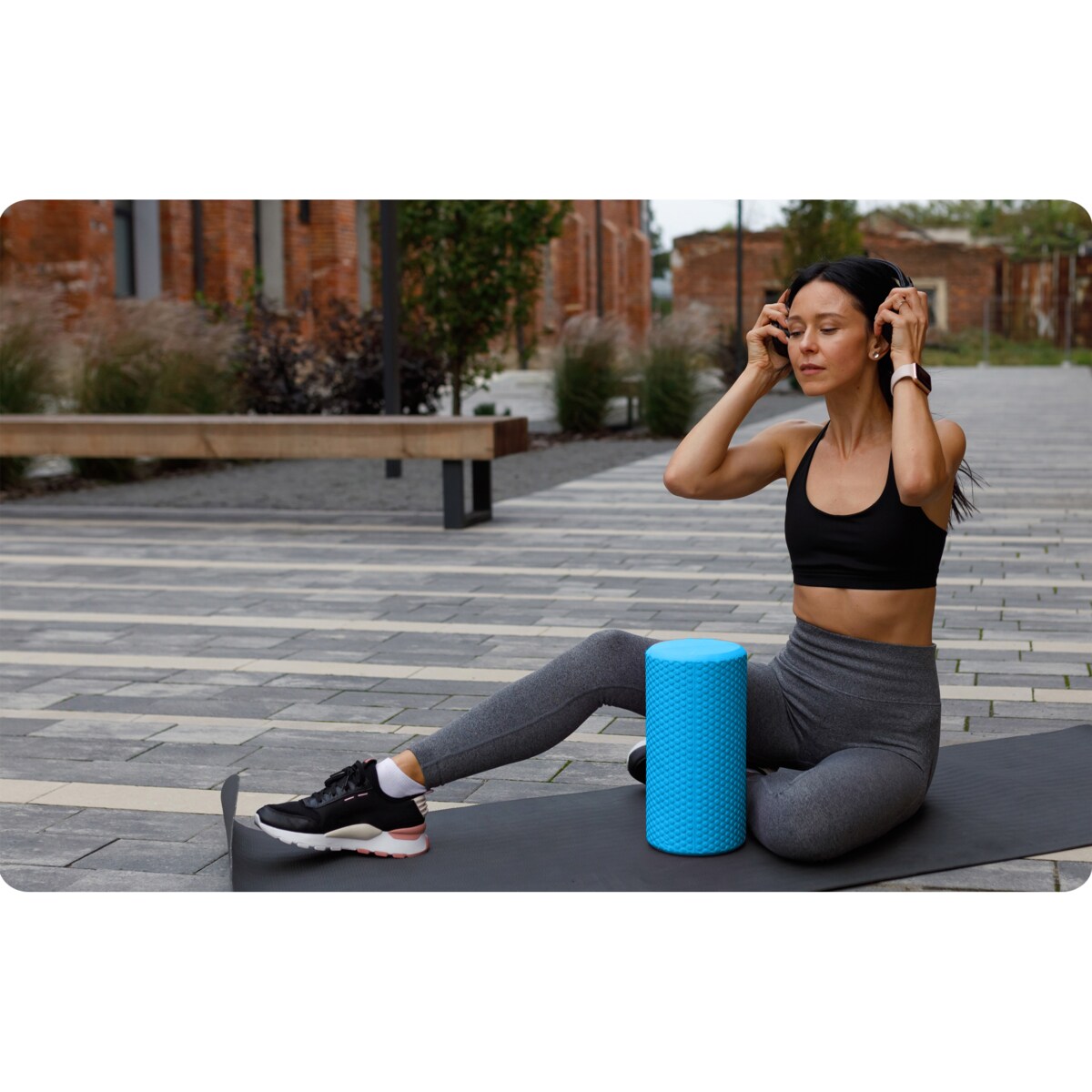 Roller do masażu ćwiczeń wałek crossfit Neo-Sport