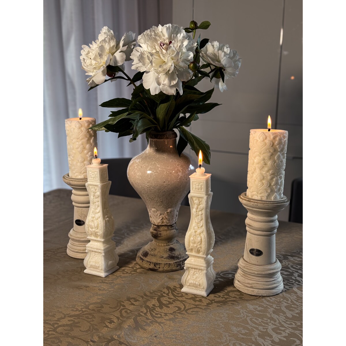 VERKOI Świeca Ozdobna Royal Pillar